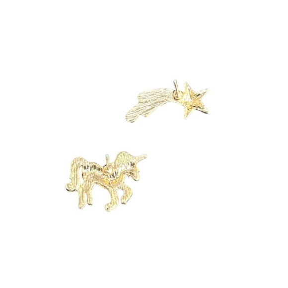 Unicorn Earrings Inspired earrings Stud Cute Shooting Star Earrings cute horse - Picture 12 of 15